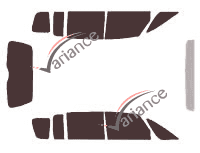 Kit pellicola colorata Renault Espace (4) Short 5 porte (2002 - 2014) Kit pellicola colorata Renault Espace (4) Short 5 porte (2002 - 2014)