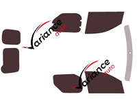 Tinted film kit Renault Express (2) 5-door van (since 2021) Tinted film kit Renault Express (2) 5-door van (since 2021)