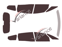 Tinted film kit Renault Grand Scenic (4) 5 doors (2017 - 2023) Tinted film kit Renault Grand Scenic (4) 5 doors (2017 - 2023)