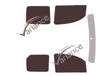 Nissan Kubistar Tinted Film Kit (2) 4/5 door van (2008 - 2022) Nissan Kubistar Tinted Film Kit (2) 4/5 door van (2008 - 2022)