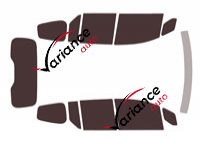 Nissan Townstar Tinted Film Kit (1) 5-door short (since 2021) Nissan Townstar Tinted Film Kit (1) 5-door short (since 2021)