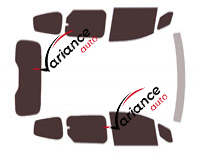 Nissan Townstar Tinted Film Kit (1) 5-door short (since 2021) Nissan Townstar Tinted Film Kit (1) 5-door short (since 2021)