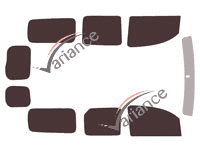 Kit de láminas tintadas Renault Kangoo (2) Maxi Vitrée 5 portes (2010 - 2022) Kit de láminas tintadas Renault Kangoo (2) Maxi Vitrée 5 portes (2010 - 2022)