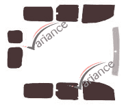 Nissan Kubistar (2) Maxi 6-door Tinted Film Kit (2010 - 2022) Nissan Kubistar (2) Maxi 6-door Tinted Film Kit (2010 - 2022)