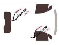 Nissan Townstar Tinted Film Kit (1) 4/5-door van (since 2021) Nissan Townstar Tinted Film Kit (1) 4/5-door van (since 2021)