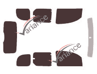 Nissan Kubistar (2) 5-door tinted film kit (2008 - 2022) Nissan Kubistar (2) 5-door tinted film kit (2008 - 2022)