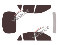 Kit pellicola colorata Renault Laguna (2) 5 porte (2001 - 2007) Kit pellicola colorata Renault Laguna (2) 5 porte (2001 - 2007)