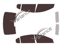 Kit film teinté Renault Latitude Berline 4 portes (2010 - 2015)