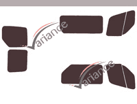 Tinted film kit Opel Movano (2) L1 / L2 / L3 / L4 5-door van (2010 - 2021) Tinted film kit Opel Movano (2) L1 / L2 / L3 / L4 5-door van (2010 - 2021)