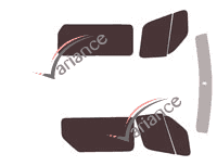 Nissan NV400 Tinted Film Kit (1) L1 / L2 / L3 / L4 5-door van (2010 - 2024) Nissan NV400 Tinted Film Kit (1) L1 / L2 / L3 / L4 5-door van (2010 - 2024)