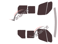 Tinted film kit Opel Movano (2) L1 / L2 / L3 / L4 5-door van (2010 - 2021) Tinted film kit Opel Movano (2) L1 / L2 / L3 / L4 5-door van (2010 - 2021)