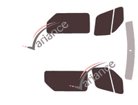 Nissan NV400 tinted film kit (1) L1 / L2 / L3 / L4 6-door van (2010 - 2024) Nissan NV400 tinted film kit (1) L1 / L2 / L3 / L4 6-door van (2010 - 2024)