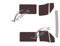 Tinted film kit Renault Master (2) 5 door van (1997 - 2010) Tinted film kit Renault Master (2) 5 door van (1997 - 2010)