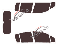 Tinted film kit Renault Modus (1) 5 doors (2004 - 2008) Tinted film kit Renault Modus (1) 5 doors (2004 - 2008)