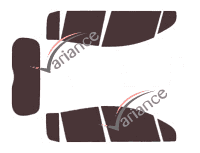 Tinted film kit Renault Modus (1) 5 doors (2007 - 2013) Tinted film kit Renault Modus (1) 5 doors (2007 - 2013)