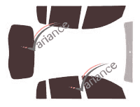 Tinted film kit Renault Sandero (1) Stepway 5 doors (2009 - 2013) Tinted film kit Renault Sandero (1) Stepway 5 doors (2009 - 2013)