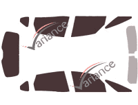 Tinted film kit Renault Scenic (4) Short 5 doors (2016 - 2023) Tinted film kit Renault Scenic (4) Short 5 doors (2016 - 2023)