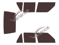 Tinted film kit Renault Super 5 5 doors (1984 - 1997) Tinted film kit Renault Super 5 5 doors (1984 - 1997)