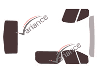 Tinted film kit Opel Vivaro (B) Utility 4-door (2014 - 2019) Tinted film kit Opel Vivaro (B) Utility 4-door (2014 - 2019)