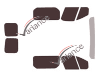 Tinted film kit Opel Vivaro (B) Cargo van 5/6 doors (2014 - 2019) Tinted film kit Opel Vivaro (B) Cargo van 5/6 doors (2014 - 2019)