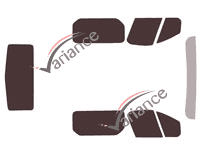 Tinted film kit Fiat Talento (2) Utility 4/5 doors (2016 - 2020) Tinted film kit Fiat Talento (2) Utility 4/5 doors (2016 - 2020)