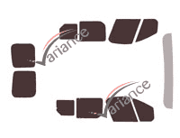 Tinted film kit Opel Vivaro (B) Cargo van 5/6 doors (2014 - 2019) Tinted film kit Opel Vivaro (B) Cargo van 5/6 doors (2014 - 2019)