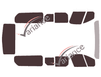 Tinted film kit Fiat Talento (2) Long 4/5 doors (2016 - 2020) Tinted film kit Fiat Talento (2) Long 4/5 doors (2016 - 2020)