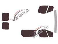 Nissan PrimaStar Tinted Film Kit (1) 5-door van (2002 - 2015) Nissan PrimaStar Tinted Film Kit (1) 5-door van (2002 - 2015)