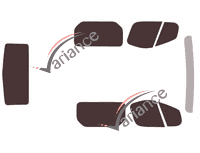 Kit film teinté Renault Trafic (2) Utilitaire 4 portes (2002 - 2015) Kit film teinté Renault Trafic (2) Utilitaire 4 portes (2002 - 2015)