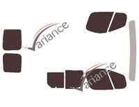 Nissan PrimaStar Tinted Film Kit (1) 5-door van (2002 - 2015) Nissan PrimaStar Tinted Film Kit (1) 5-door van (2002 - 2015)