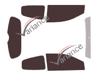 Tinted film kit Renault Twingo (2) 3 doors (2012 - 2014) Tinted film kit Renault Twingo (2) 3 doors (2012 - 2014)