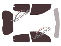 Renault Twingo (3) 5-door tinted film kit (since 2014) Renault Twingo (3) 5-door tinted film kit (since 2014)