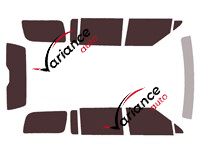 Rivian R1S (1) Kit pellicola colorata 5 porte (dal 2022) Rivian R1S (1) Kit pellicola colorata 5 porte (dal 2022)