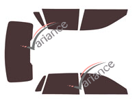 Rolls Phantom tinted film kit (2) 4-door sedan (since 2018) Rolls Phantom tinted film kit (2) 4-door sedan (since 2018)