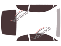 Rolls Wraith Coupé 2-door tinted film kit (2013 - 2023) Rolls Wraith Coupé 2-door tinted film kit (2013 - 2023)