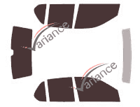 Rover City 5-door tinted film kit (2003 - 2005) Rover City 5-door tinted film kit (2003 - 2005)