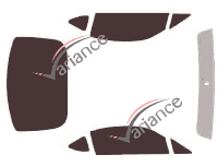 Subaru BRZ (1) 2-door Coupe (2012 - 2020) tinted film kit Subaru BRZ (1) 2-door Coupe (2012 - 2020) tinted film kit