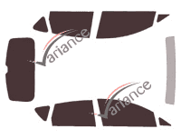 Seat Altea (1) 5-door (2009 - 2016) tinted film kit Seat Altea (1) 5-door (2009 - 2016) tinted film kit