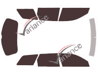 Seat Exeo (1) Estate 5-door tinted film kit (2008 - 2014) Seat Exeo (1) Estate 5-door tinted film kit (2008 - 2014)