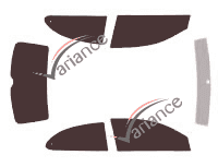 Seat Ibiza tinted film kit (3) 3 doors (2002 - 2008) Seat Ibiza tinted film kit (3) 3 doors (2002 - 2008)