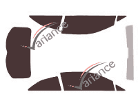 Seat Ibiza tinted film kit (4) 3 doors (2008 - 2018) Seat Ibiza tinted film kit (4) 3 doors (2008 - 2018)