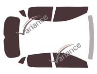 Seat Ibiza (5) 5-door tinted film kit (since 2017) Seat Ibiza (5) 5-door tinted film kit (since 2017)