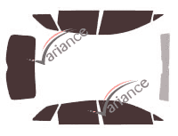 Seat Ibiza (4) ST Estate 5-door tinted film kit (2010 - 2018) Seat Ibiza (4) ST Estate 5-door tinted film kit (2010 - 2018)