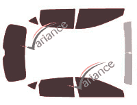 Seat Leon (3) 5-door tinted film kit (2013 - 2020) Seat Leon (3) 5-door tinted film kit (2013 - 2020)