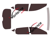 Seat Leon (4) 5-door tinted film kit (since 2020) Seat Leon (4) 5-door tinted film kit (since 2020)