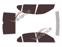 Seat Leon (1) 5-door (1999 - 2005) tinted film kit Seat Leon (1) 5-door (1999 - 2005) tinted film kit