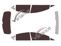 Seat Leon (2) 5-door tinted film kit (2005 - 2009) Seat Leon (2) 5-door tinted film kit (2005 - 2009)