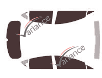 Seat Leon (2) Phase 2 5-door tinted film kit (2009 - 2012) Seat Leon (2) Phase 2 5-door tinted film kit (2009 - 2012)