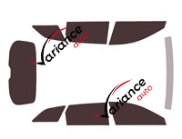 Seat Leon (4) ST Break 5-door tinted film kit (from 2020) Seat Leon (4) ST Break 5-door tinted film kit (from 2020)