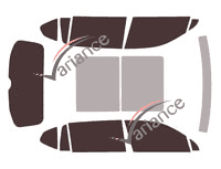 Seat Tarraco (1) 5-door tinted film kit (from 2019) Seat Tarraco (1) 5-door tinted film kit (from 2019)